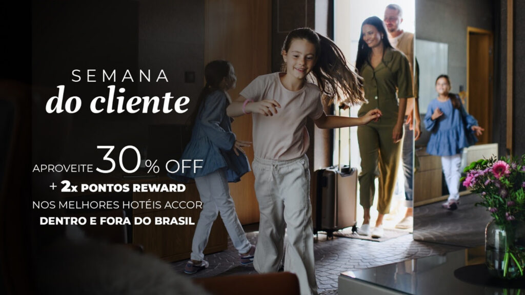 Accor dá 30% de desconto em hospedagens reservadas nesta semana Accor dá 30% de desconto em hospedagens reservadas nesta semana