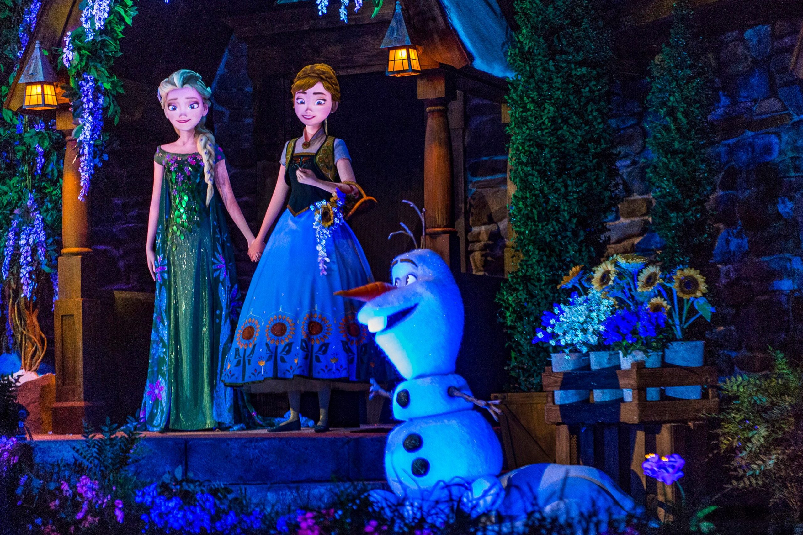 Frozen Ever After no Pavilhão da Noruega no Epcot
