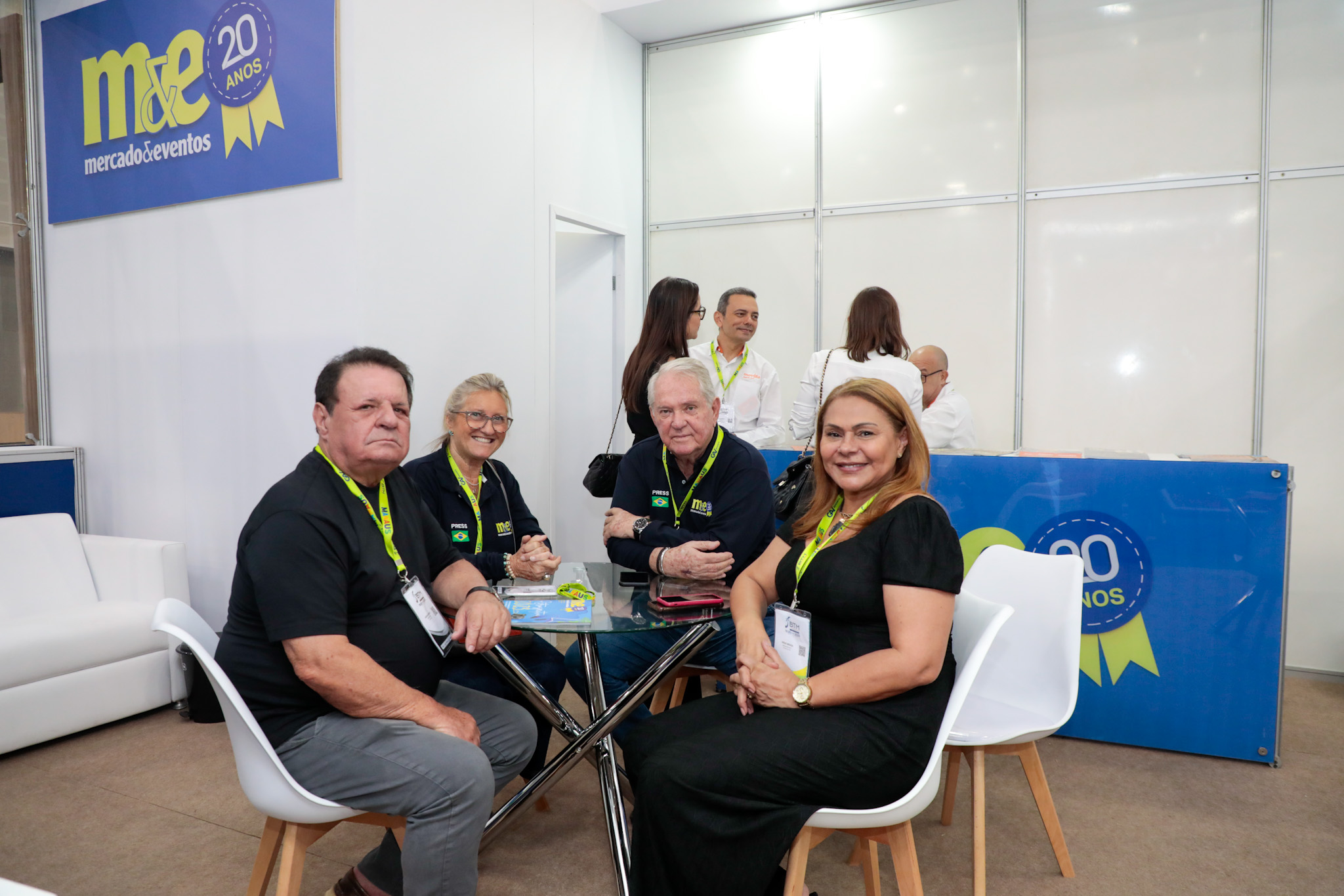 Airton Abreu, do Maranhão, Rosa Masgrau, e Roy Taylor, do M&E, e Oreni Braga, da Manauscult Airton Abreu, do Maranhão, Rosa Masgrau, e Roy Taylor, do M&E, e Oreni Braga, da Manauscult