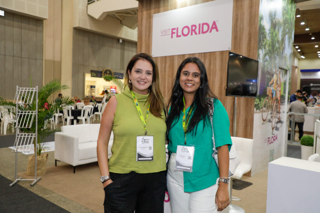Ana Elisa Facchinato, do Brand USA, e Ingrid Santos, da Aviareps