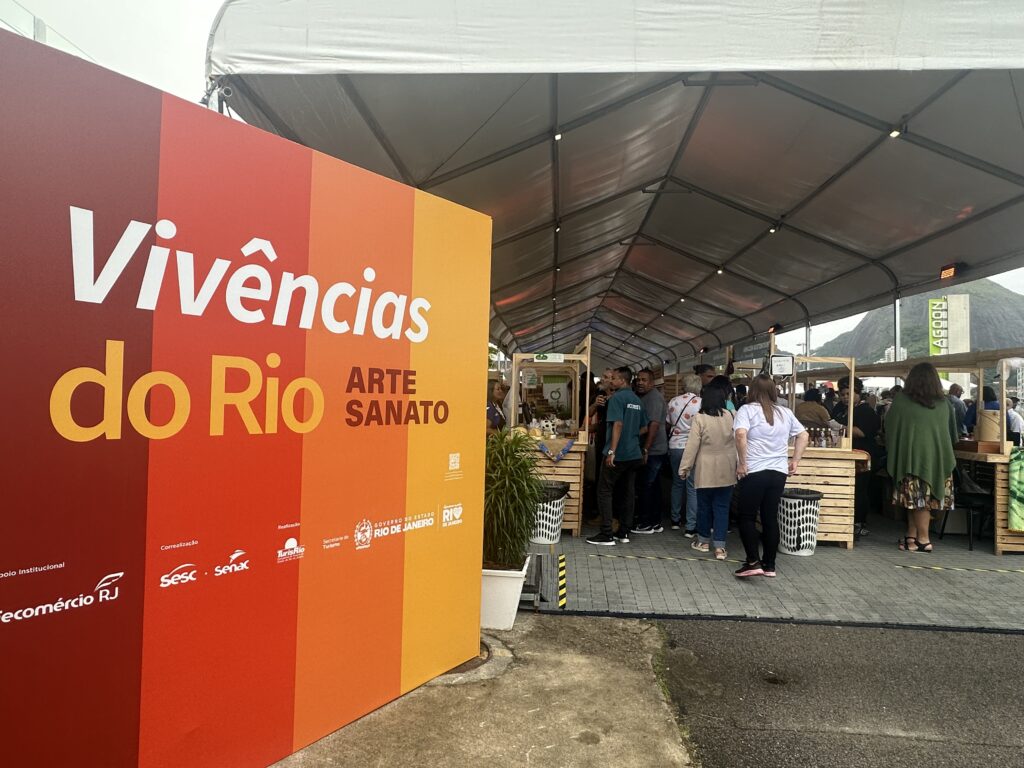 Área destinada ao artesanato fluminense