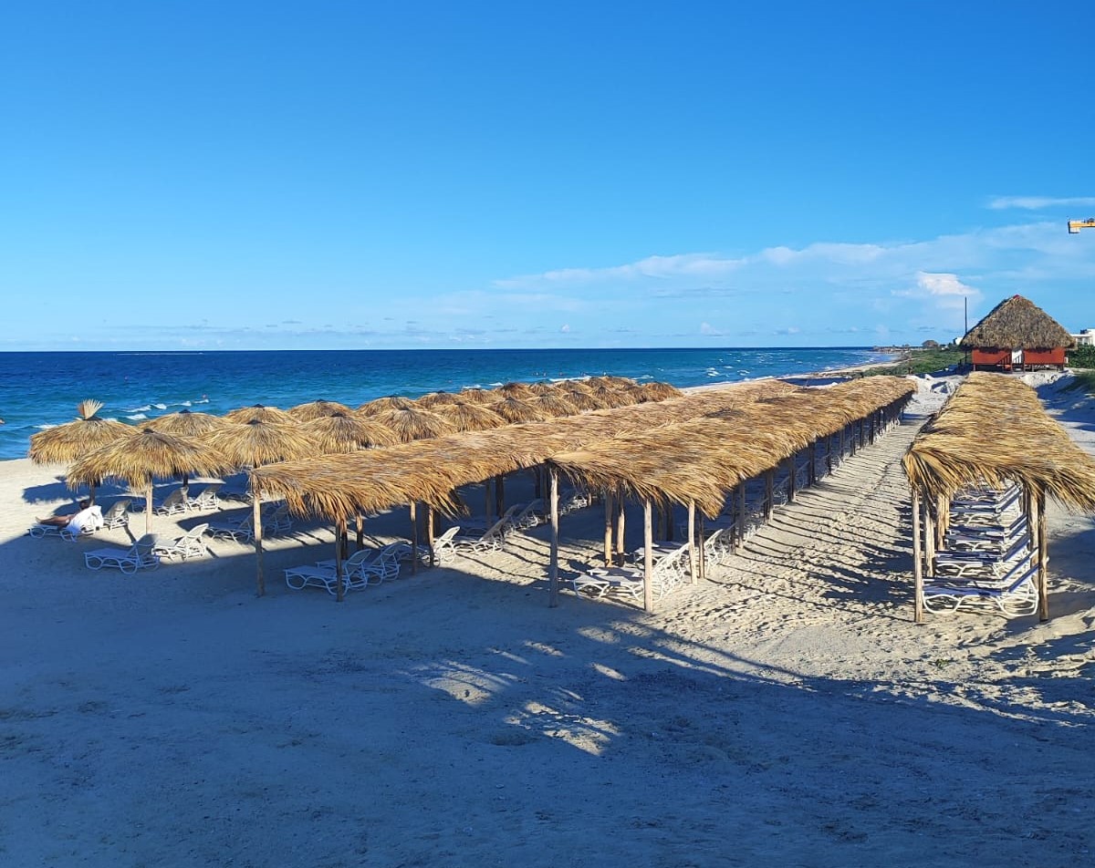 Atendimento pé na areia