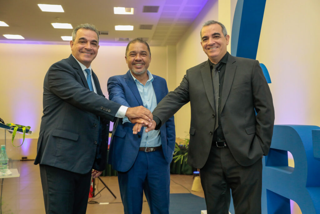 Breno Mesquita, Claudio Jr., e Bruno Mesquita, CEOs do BTM