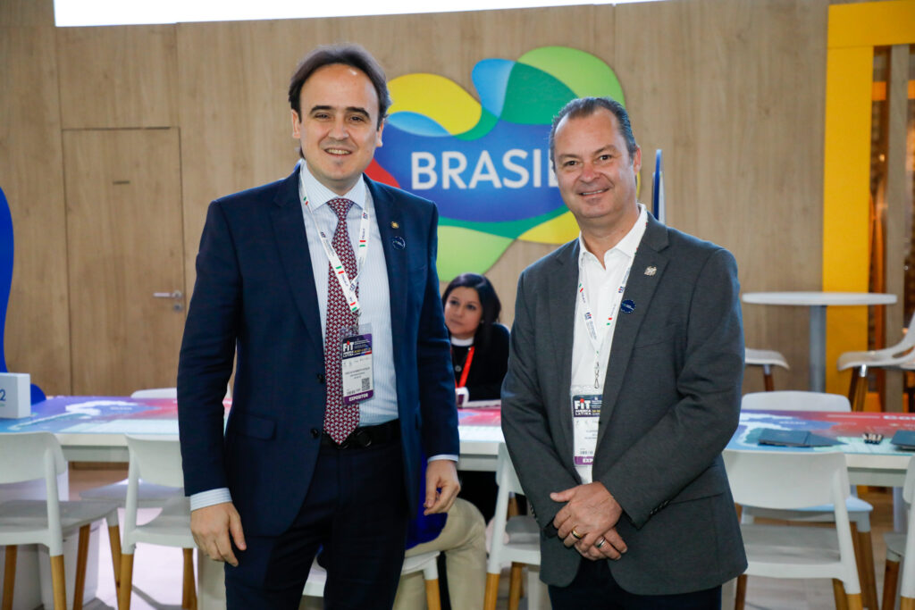 Carlos Humberto, deputado estadual, e Evandro Neiva, secretário de turismo de Santa Catarina