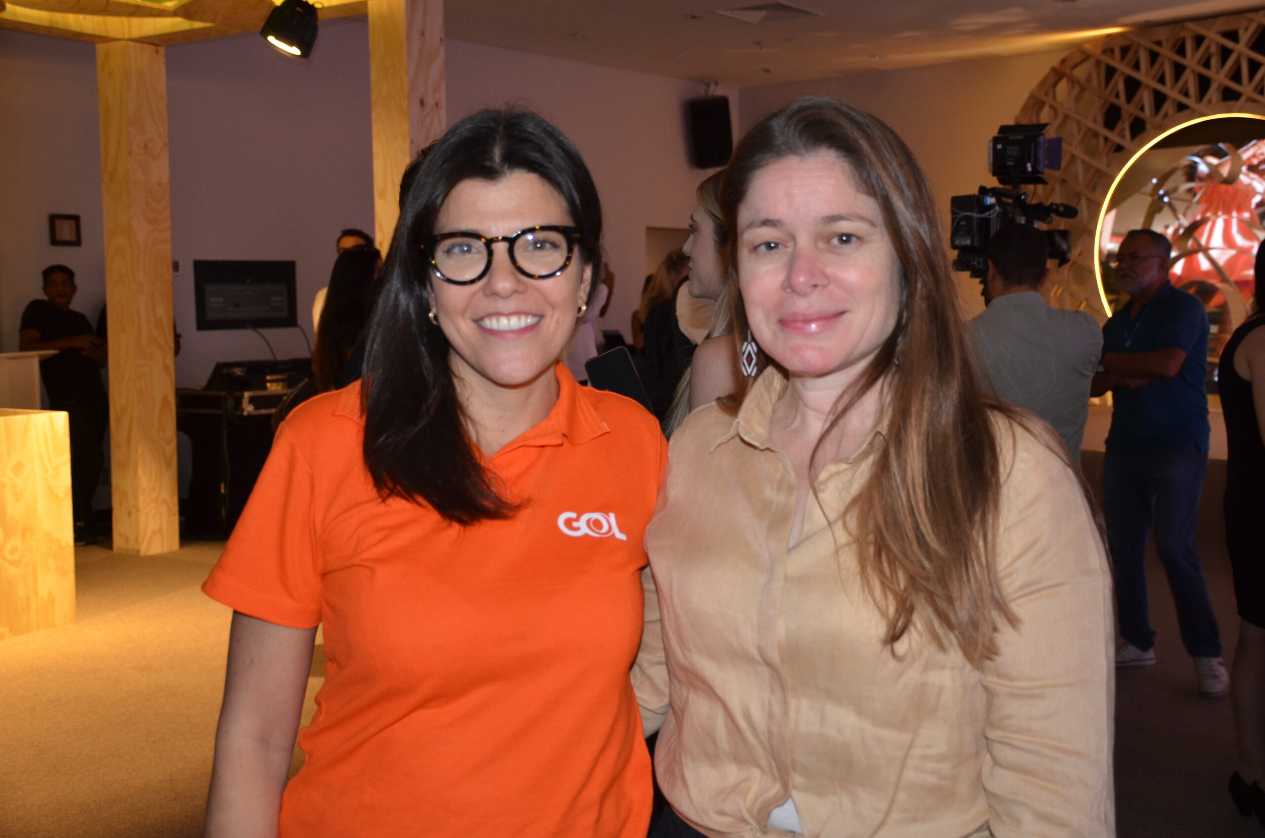 Beatriz Cabral e Carla Fonseca, da Gol Beatriz Cabral e Carla Fonseca, da Gol