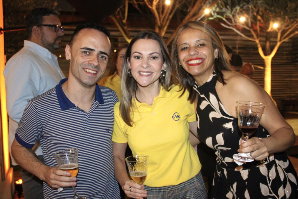 Danilo Norberto, Ana Paula Weiss e Alesandra Boninsegna, da CVC