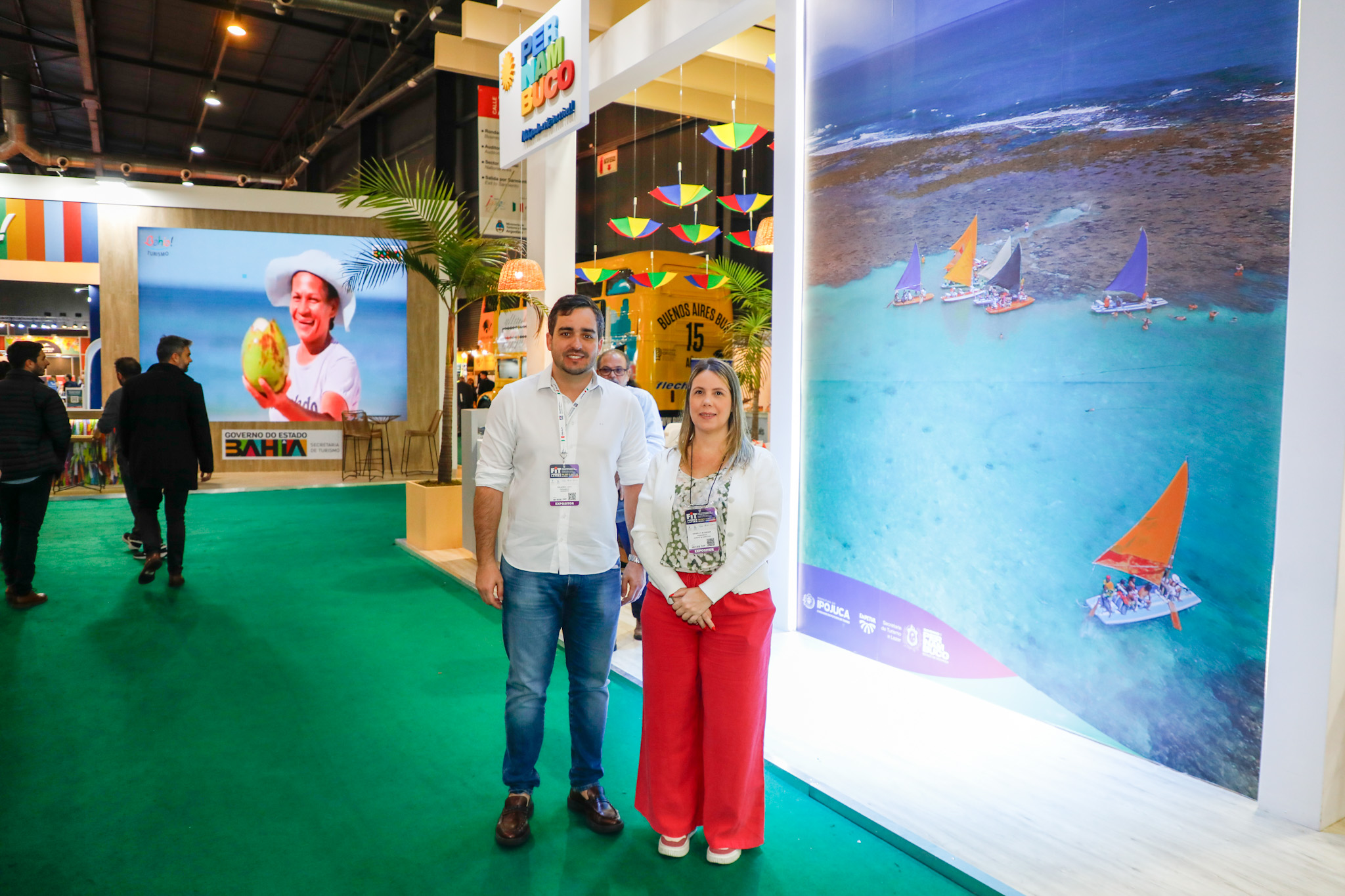 Eduardo Loyo, presidente da Empetur, e Danielly Aguiar, da Empetur Eduardo Loyo, presidente da Empetur, e Danielly Aguiar, da Empetur