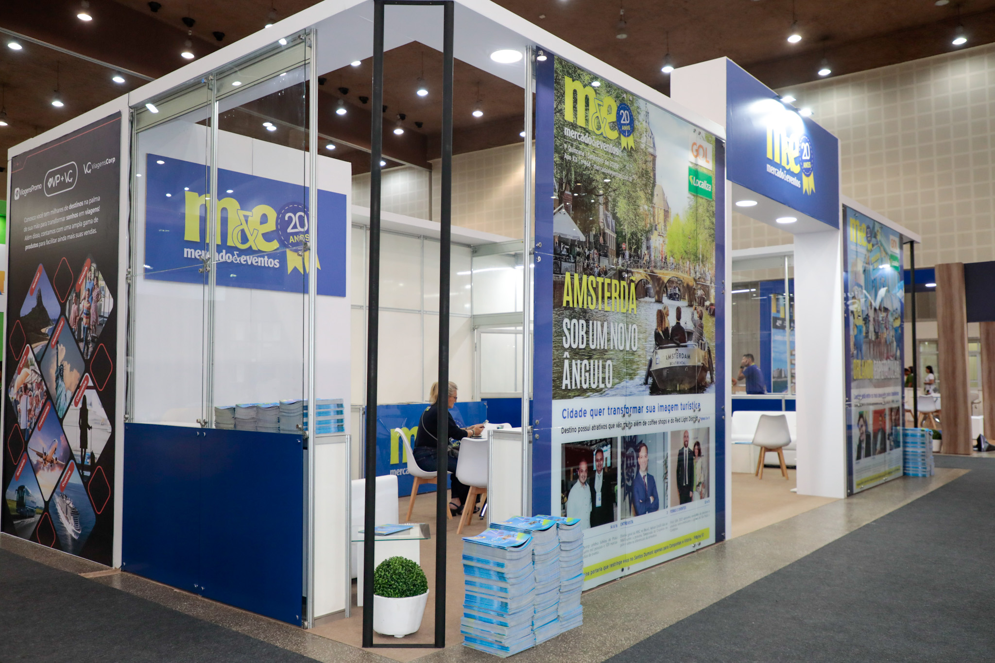 Estande de do M&E na BTM 2023 Estande de do M&E na BTM 2023