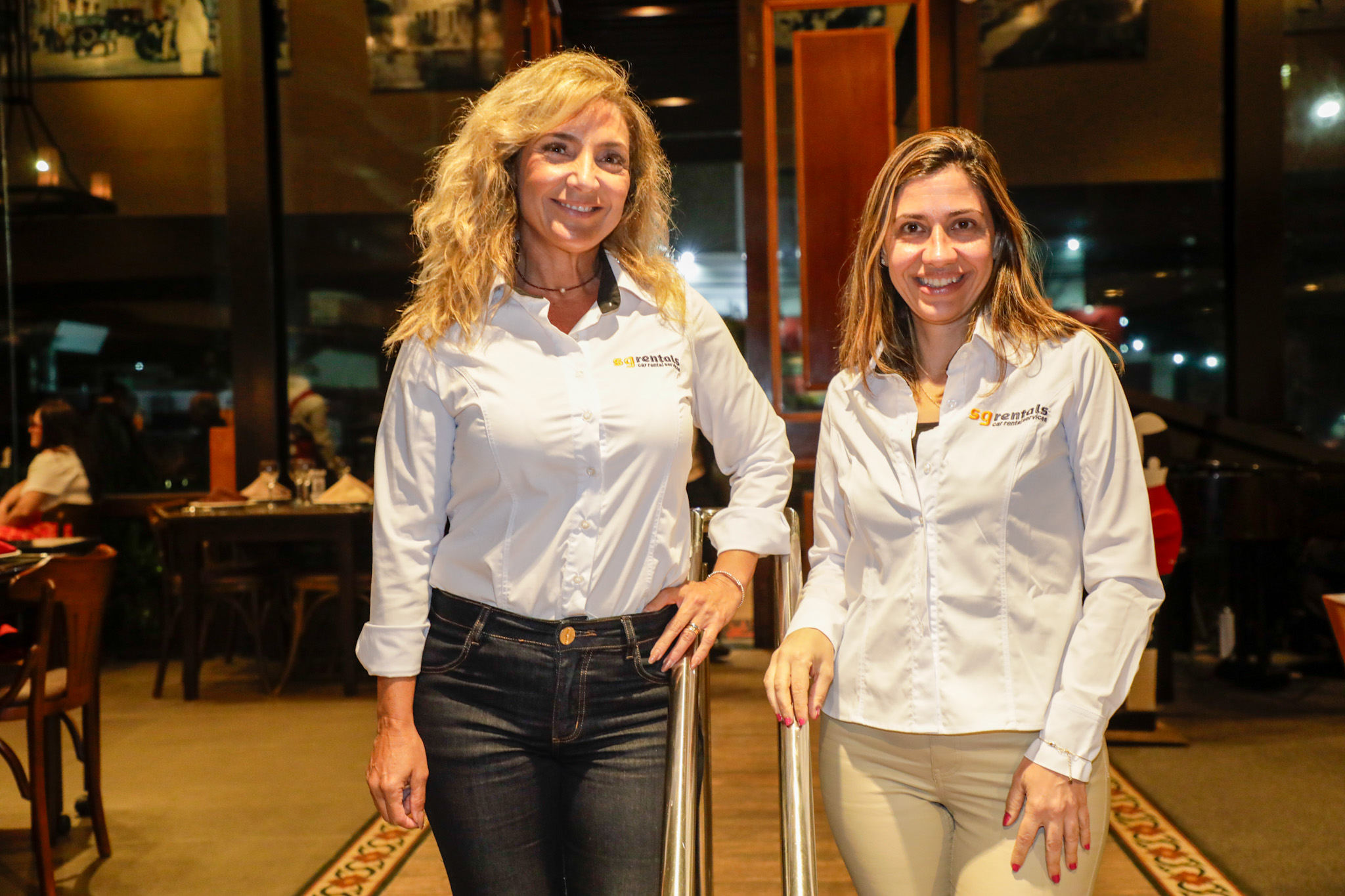Flávia Schimidt e Alessandra Tortora, da Hertz Internacional Flávia Schimidt e Alessandra Tortora, da Hertz Internacional