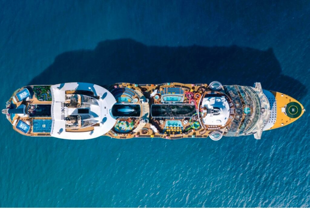 Icon.of .the .seas Royal Caribbean recebe o Icon of the Seas, futuro maior navio de cruzeiro do mundo
