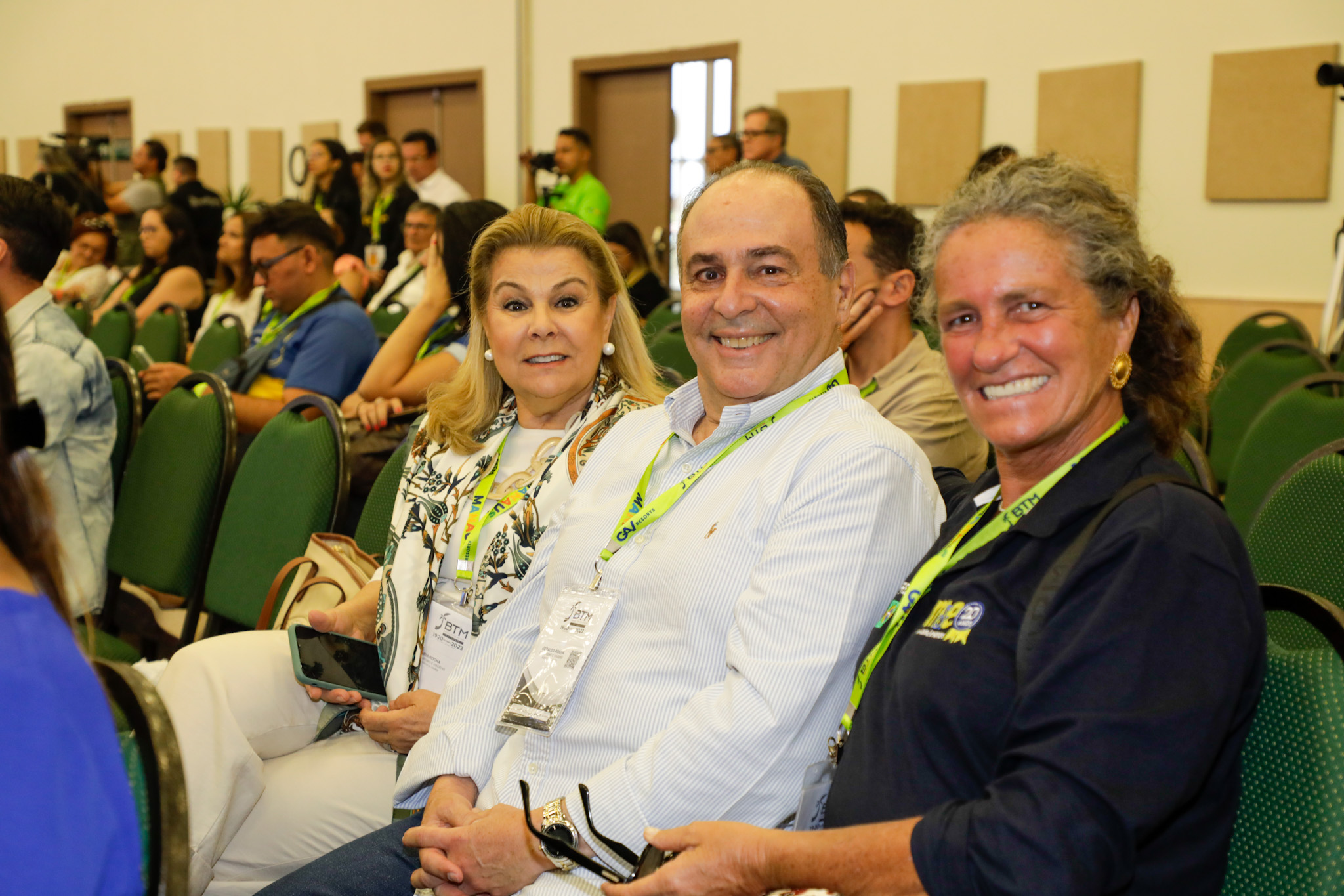 Iria Rocha e Geraldo Rocha, da GR Turismo, e Mari Masgrau, do M&E Iria Rocha e Geraldo Rocha, da GR Turismo, e Mari Masgrau, do M&E