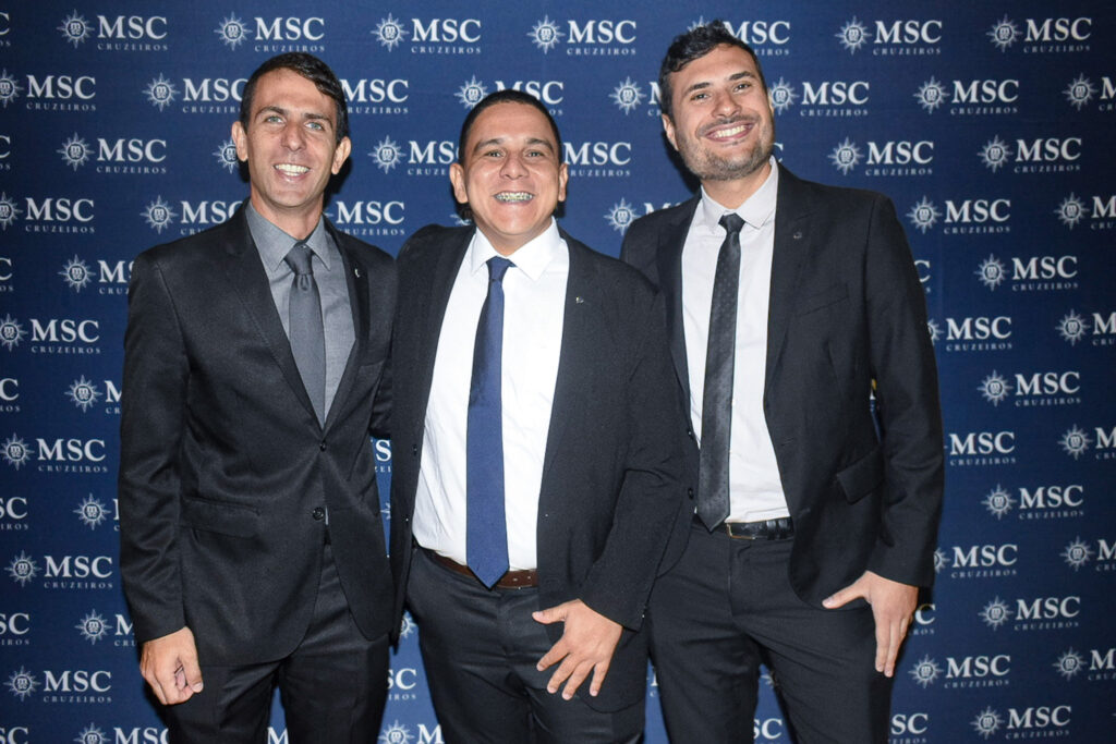 Ivan Mauro, Pedro Silva e Márcio Genaro, da MSC