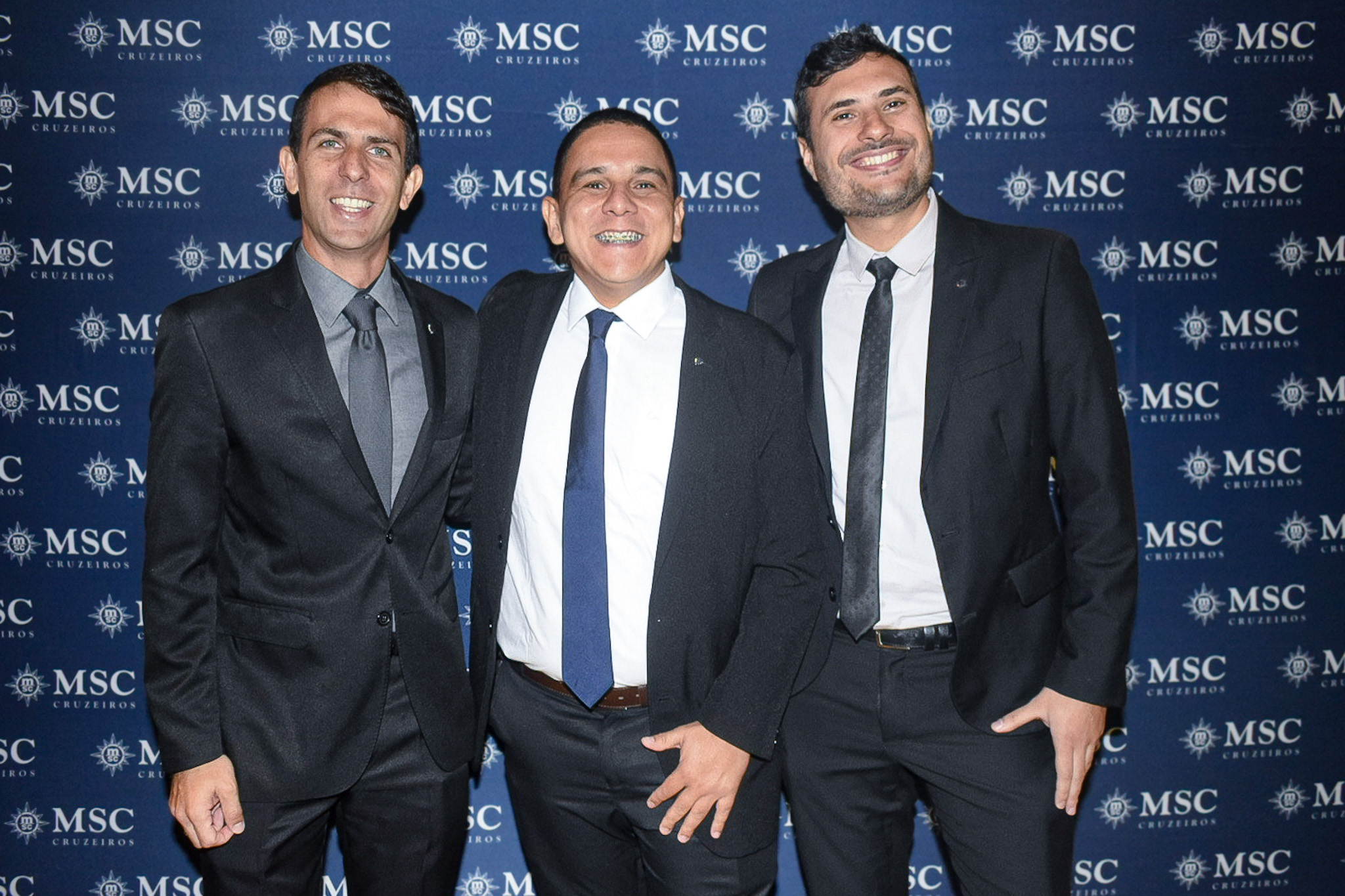 Ivan Mauro, Pedro Silva e Márcio Genaro, da MSC Ivan Mauro, Pedro Silva e Márcio Genaro, da MSC