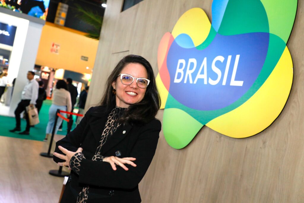 Jaqueline Gil, diretora de Marketing Internacional, Negócios e Sustentabilidade da Embratur Jaqueline Gil, diretora de Marketing Internacional, Negócios e Sustentabilidade da Embratur