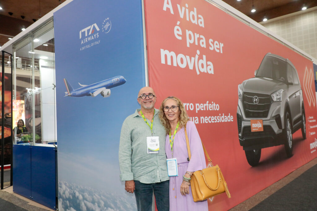 Marcelo de Brito, e Cristiane, da Pousada e Restaurante Roane