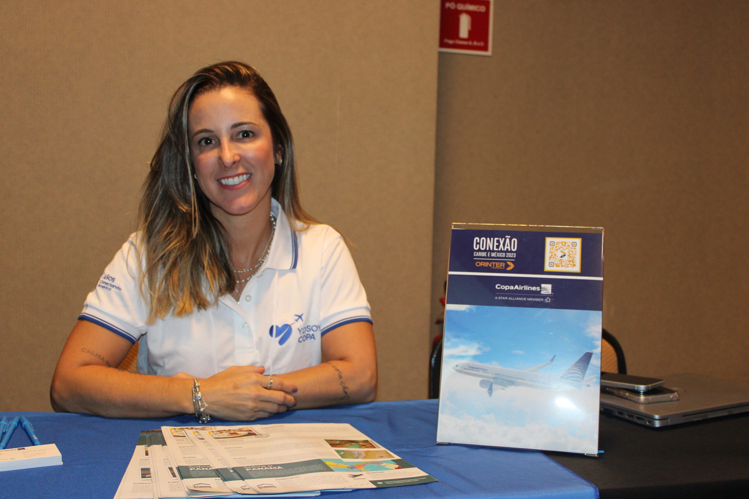 Marina Lawall, da Copa Airlines Marina Lawall, da Copa Airlines