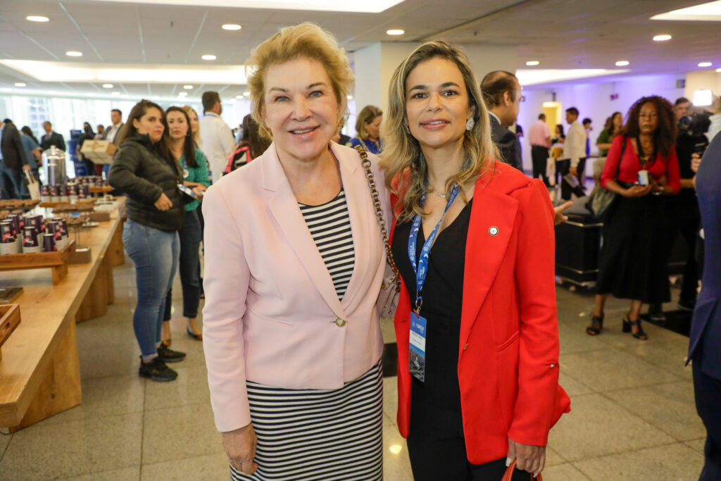 Marta Suplicy, secretária municipal de Relações Internacionais e Rosália Lucas, secretária de Turismo da Paraíba