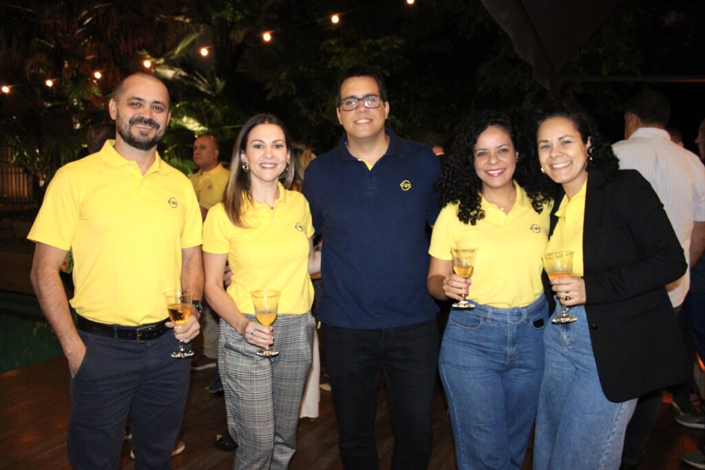 Paulo Oliveira, Ana Paula Weiss, Bernardo Ramos, Daniela Lopes e Tatiana Freitas, da CVC