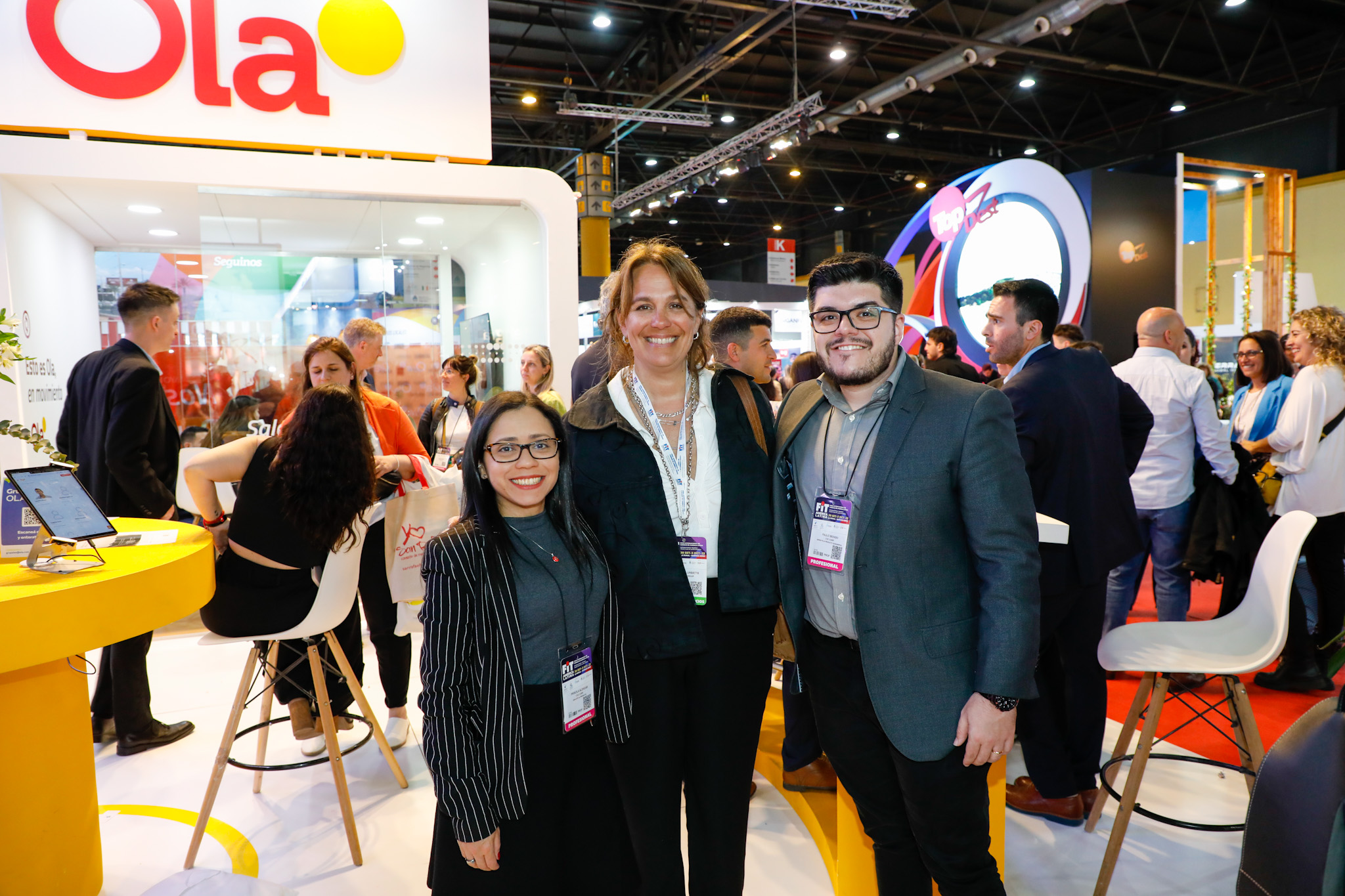 Priscila Alencar, CVC Corp, Constanza Urbietis, NH Hotel Group, Paulo Biondo, da CVC Corp Priscila Alencar, CVC Corp, Constanza Urbietis, NH Hotel Group, Paulo Biondo, da CVC Corp