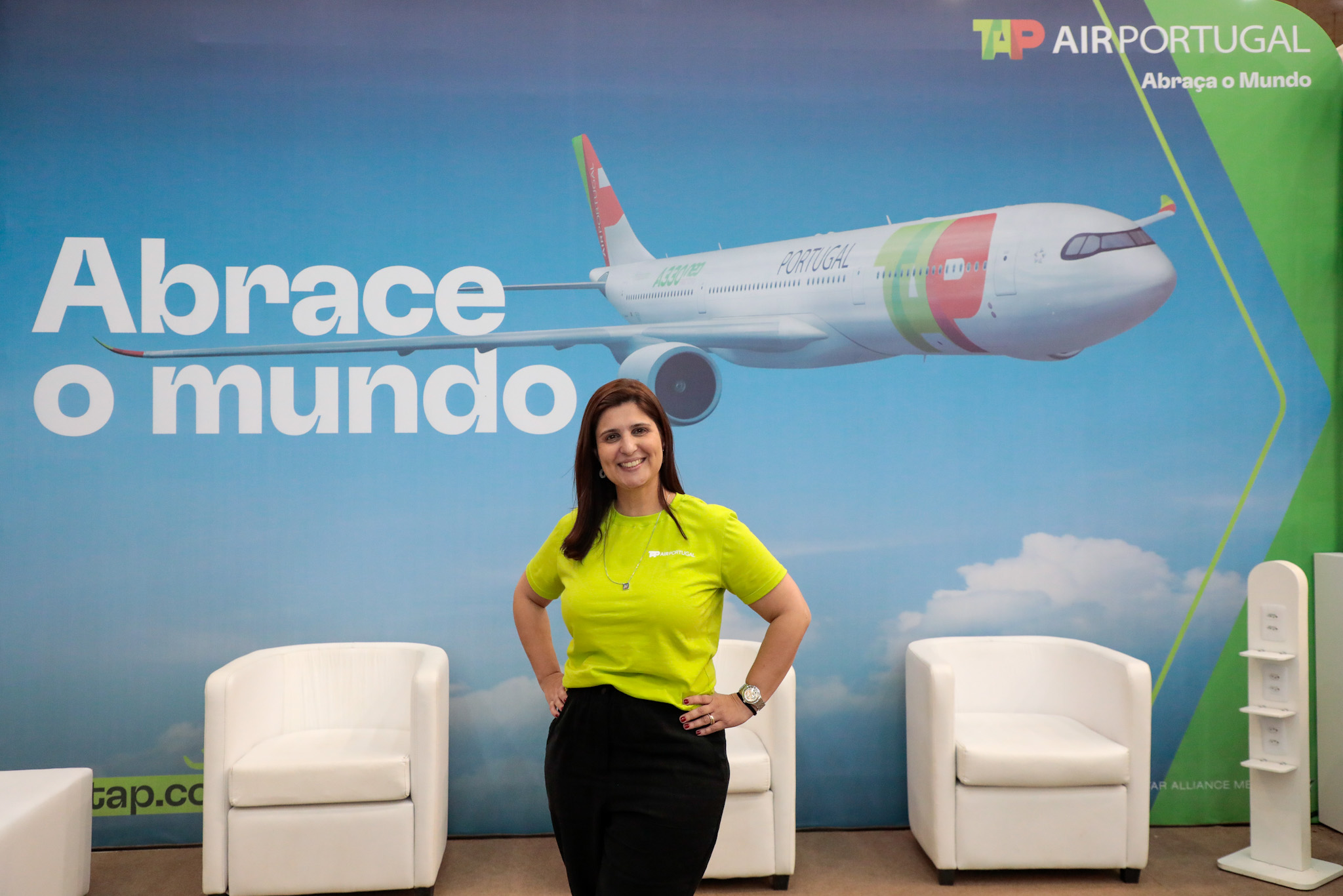 Renata Di Bernardo, gerente de Vendas da TAP no Brasil Renata Di Bernardo, gerente de Vendas da TAP no Brasil