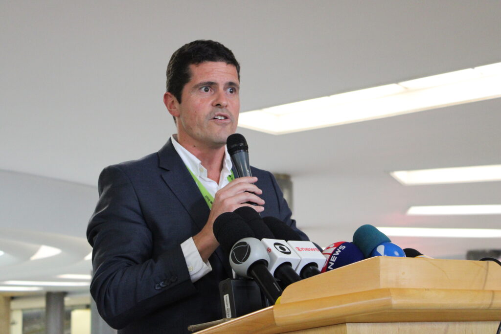 Novo terminal de Congonhas terá 80 mil m² de área total e 20 novas pontes de embarque 1 Santiago Yus presidente da Aena Brasil Novo terminal de Congonhas terá 80 mil m² de área total e 20 novas pontes de embarque