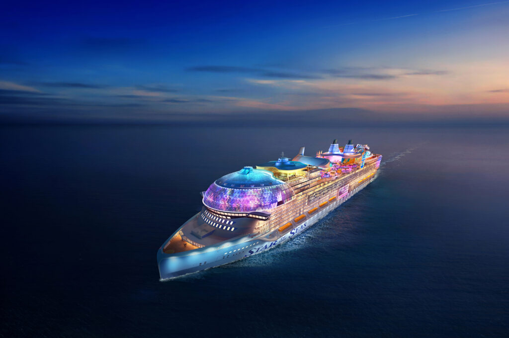 Star of the Seas, da Royal Caribbean, será inaugurado no dia 31 de agosto de 2025 1 Star of the Seas Star of the Seas, da Royal Caribbean, será inaugurado no dia 31 de agosto de 2025