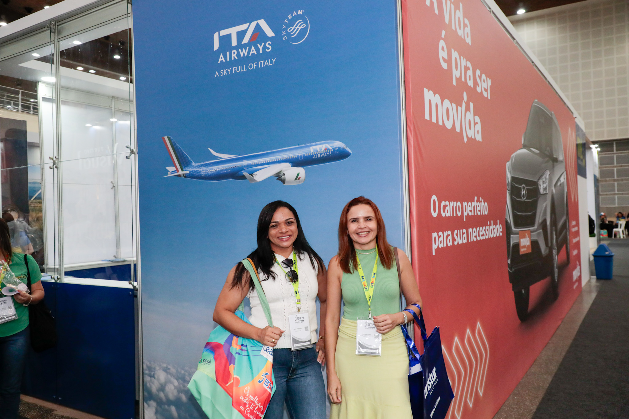 Vânia Fontenele, da CVC, e Cleuma Lopes, da Global Connection Travel Vânia Fontenele, da CVC, e Cleuma Lopes, da Global Connection Travel