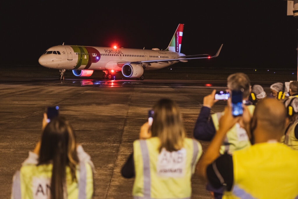 Voo Inaugural TAP Jonathan Lins 23 1 Novo voo da TAP entre Portugal e Alagoas começa a operar nesta terça-feira (31)