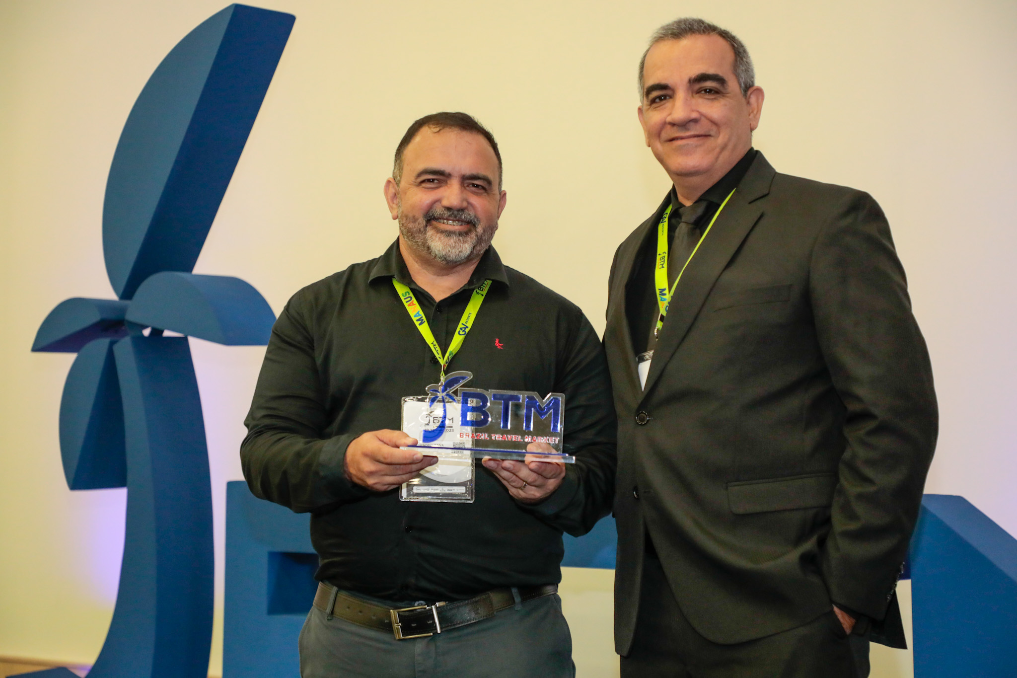 Wendell Paiva, com Bruno Mesquita, diretor do BTM Wendell Paiva, com Bruno Mesquita, diretor do BTM
