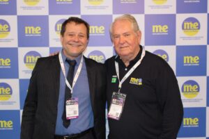 Angelo Toppan, do Majestic, com Roy Taylor, do M&E Angelo Toppan, do Majestic, com Roy Taylor, do M&E