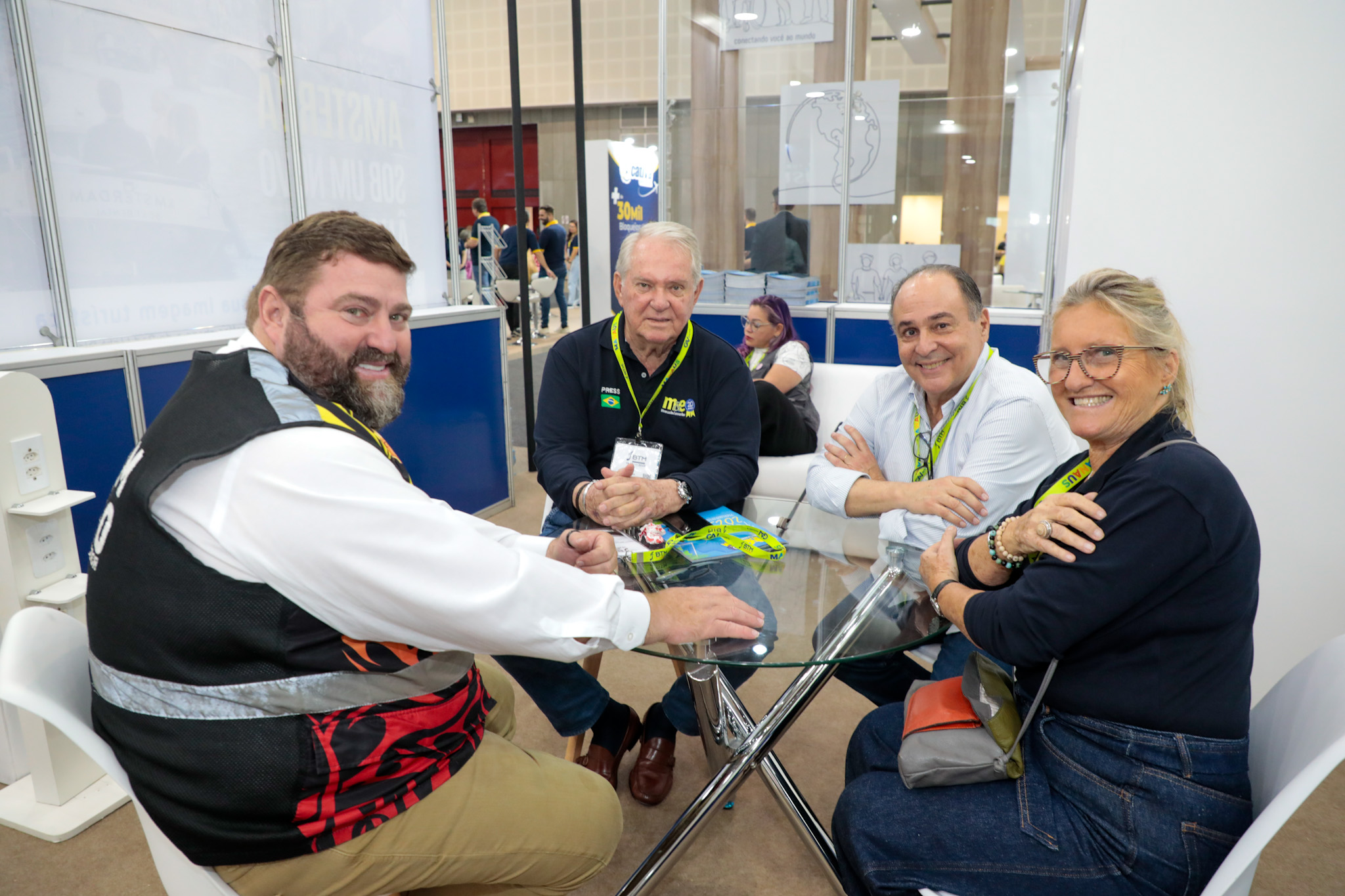 William Robert Lauschner, vereador de Manaus, Roy Taylor, do M&E, Geraldo Rocha, e Rosa Masgrau, do M&E William Robert Lauschner, vereador de Manaus, Roy Taylor, do M&E, Geraldo Rocha, e Rosa Masgrau, do M&E