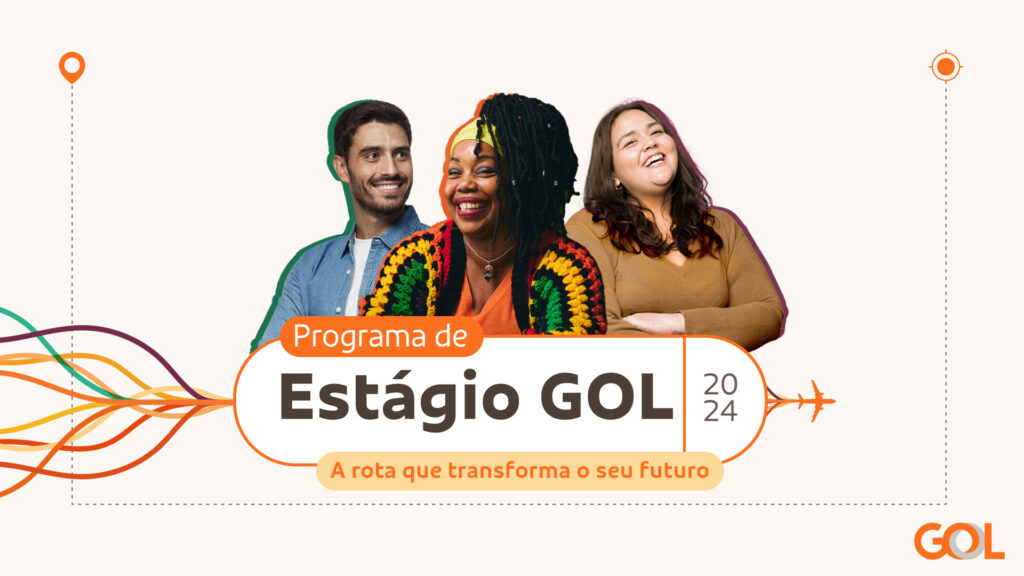 unnamed 10 Gol abre inscrições para Programa de Estágio 2024