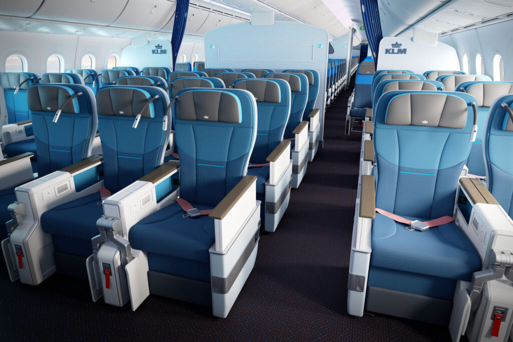 KLM anuncia Premium Comfort e novos assentos da Business Class em voos para São Paulo KLM anuncia Premium Comfort e novos assentos da Business Class em voos para São Paulo