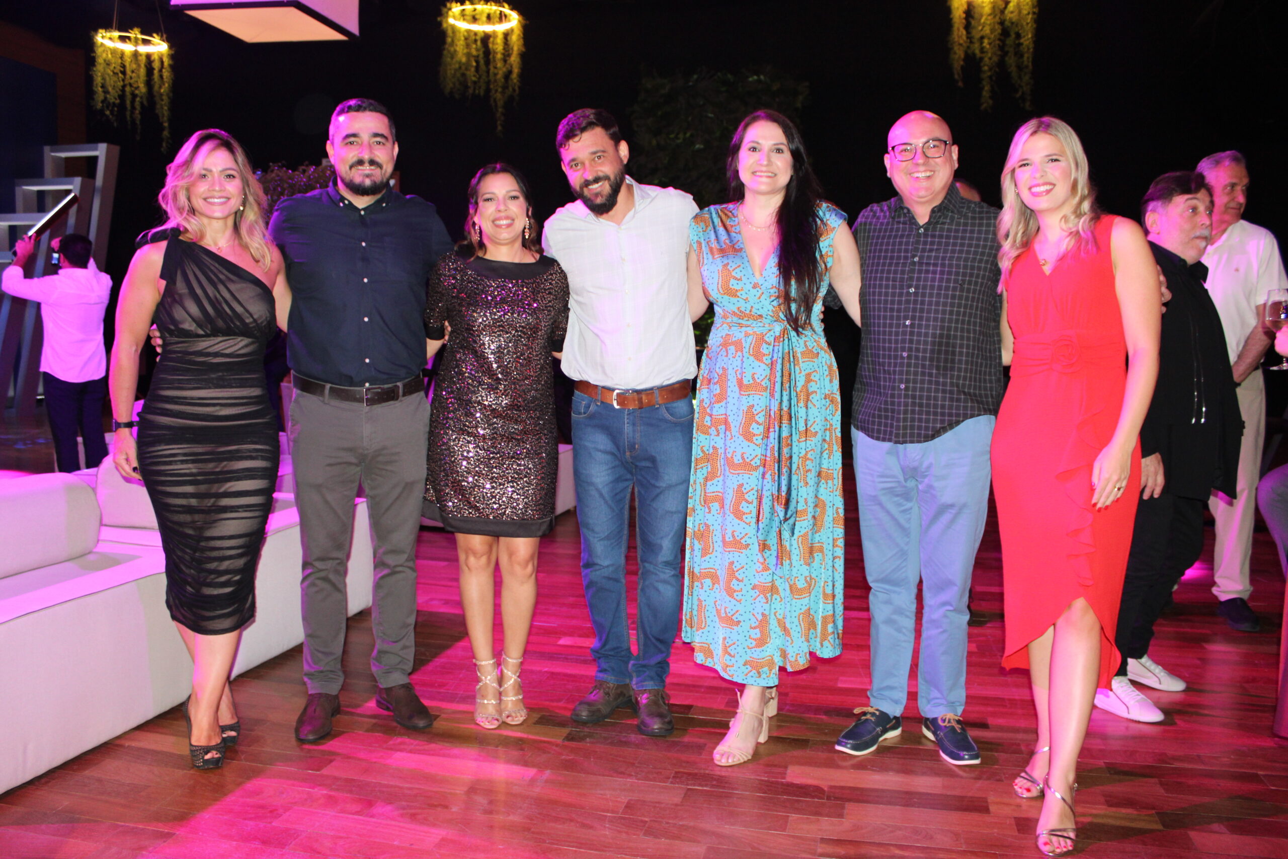 Alessandra Bocchile, Tiago Ferreira e Bianca Schimpl, da Latam, Daniel de Almeida, da CVC, Bianca Ferreira, da Latam, Fabio Mader, da CVC, e Ana Carolina Rocha, da Latam Alessandra Bocchile, Tiago Ferreira e Bianca Schimpl, da Latam, Daniel de Almeida, da CVC, Bianca Ferreira, da Latam, Fabio Mader, da CVC, e Ana Carolina Rocha, da Latam