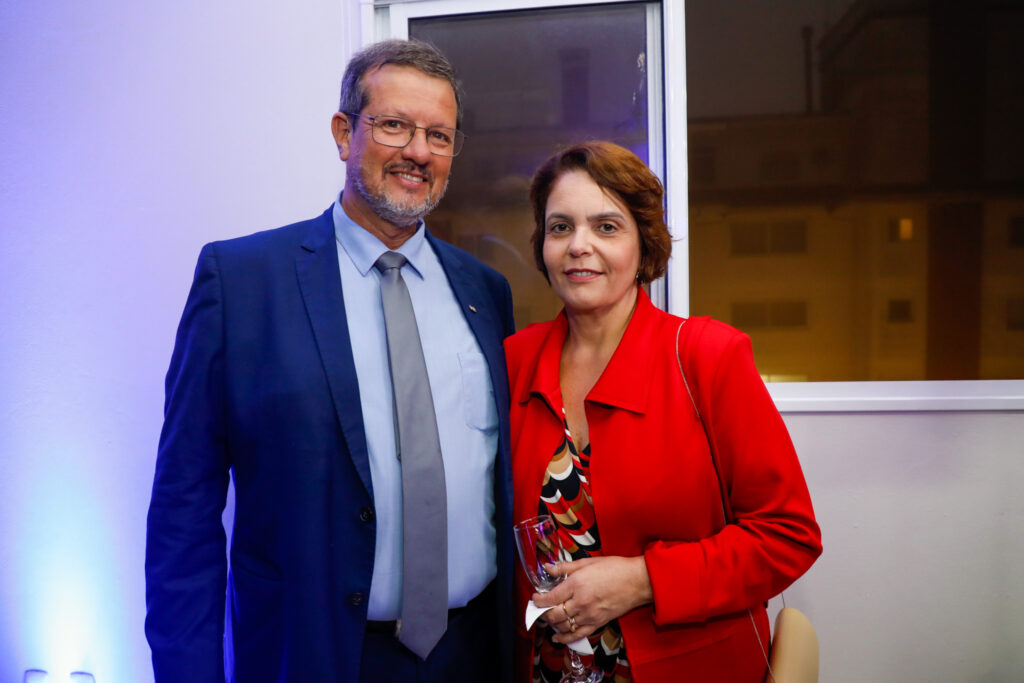 Alexandre Lindenmeyer, deputado Federal, com a esposa Eunice Lindenmeyer