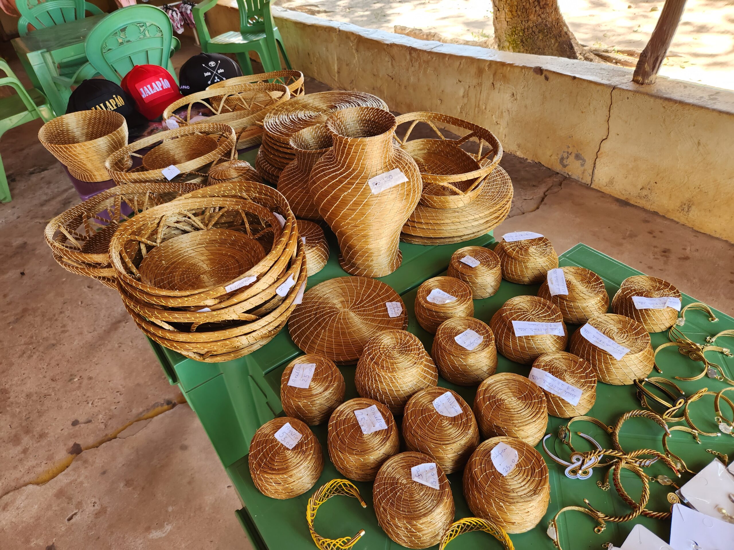 Artesanato marca do Jalapão - capim dourado