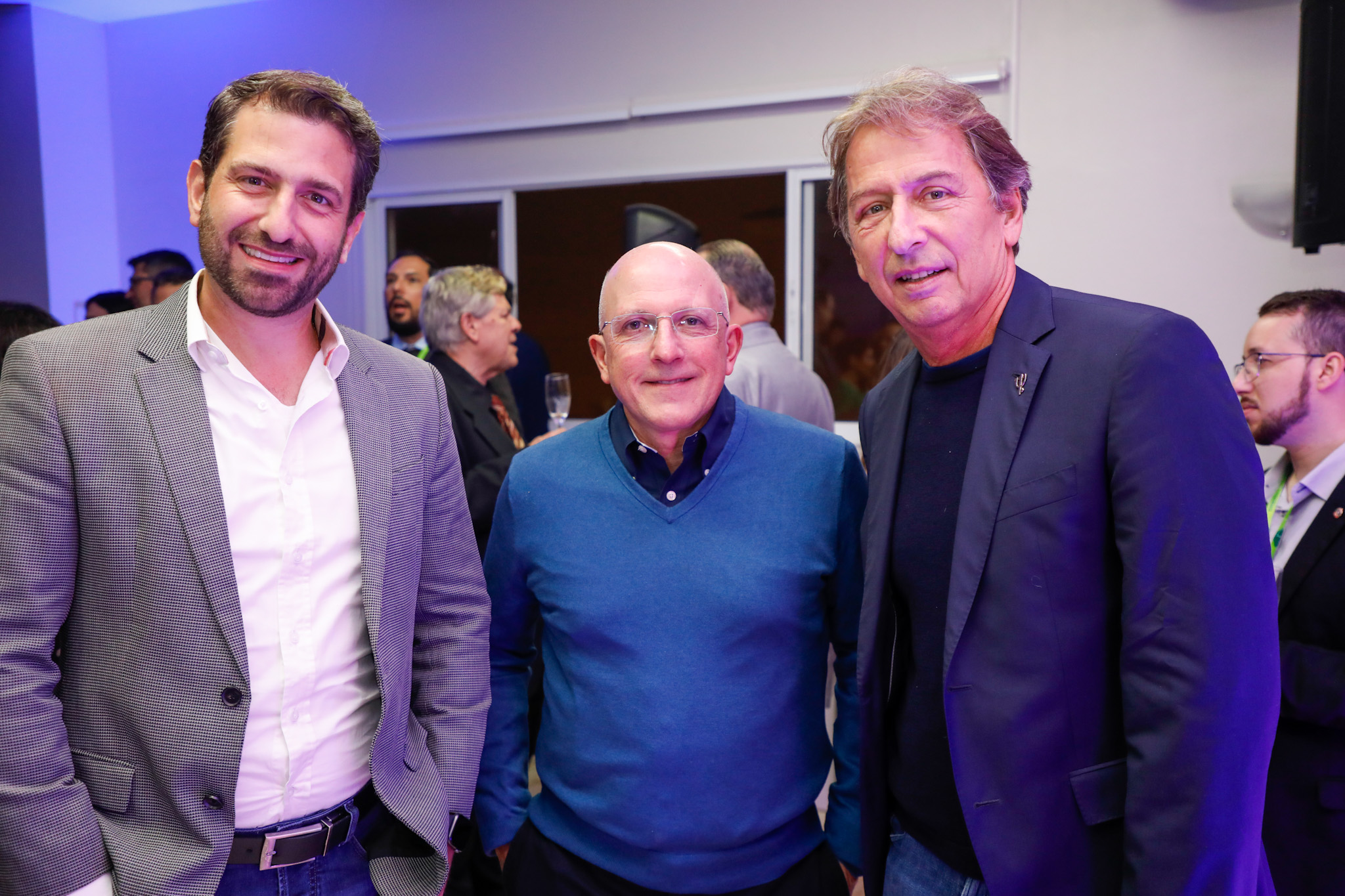 Bruno Heleno, da Visual Turismo, Aldo Leone, da Agaxtur, e Janick Daudet, do Club Med Bruno Heleno, da Visual Turismo, Aldo Leone, da Agaxtur, e Janick Daudet, do Club Med