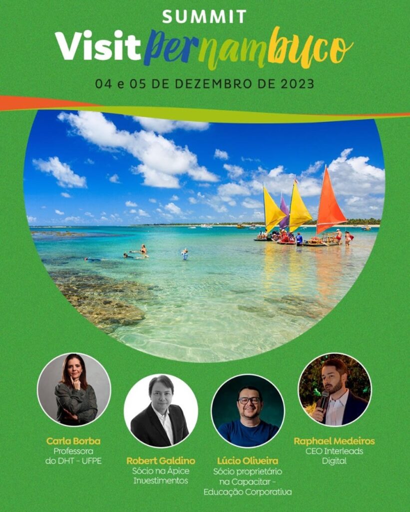 Card Summit PE 2023 Palestras movimentam programação Visit Pernambuco Travel Show 2023