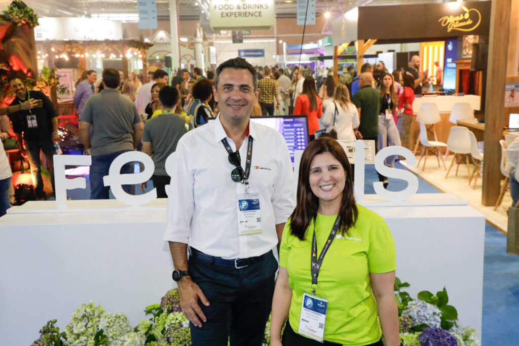 Carlos Antunes e Renata di Bernardo, da TAP