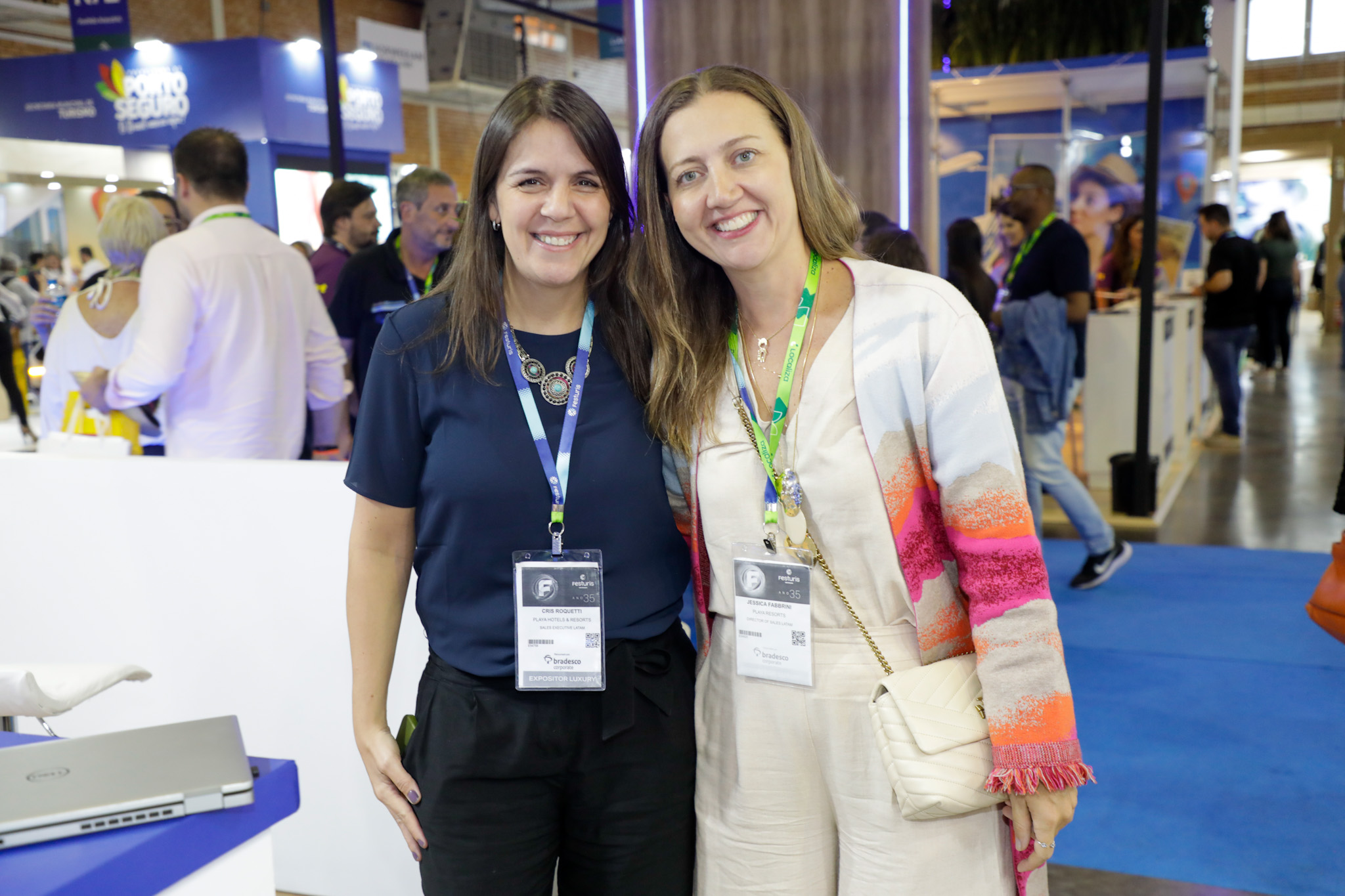 Cris Roquetti e Jessica Fabrini, do Playa Resorts Cris Roquetti e Jessica Fabrini, do Playa Resorts