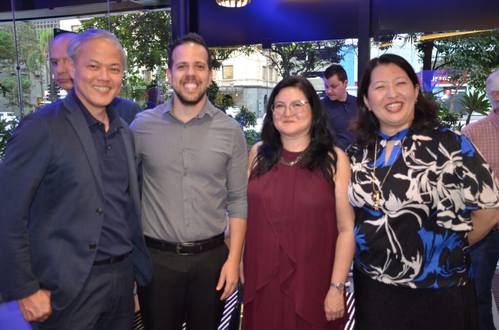 Tulio Tsuru, Renan Torquato, Ines Uehara e Tatiana Arantes, da United 