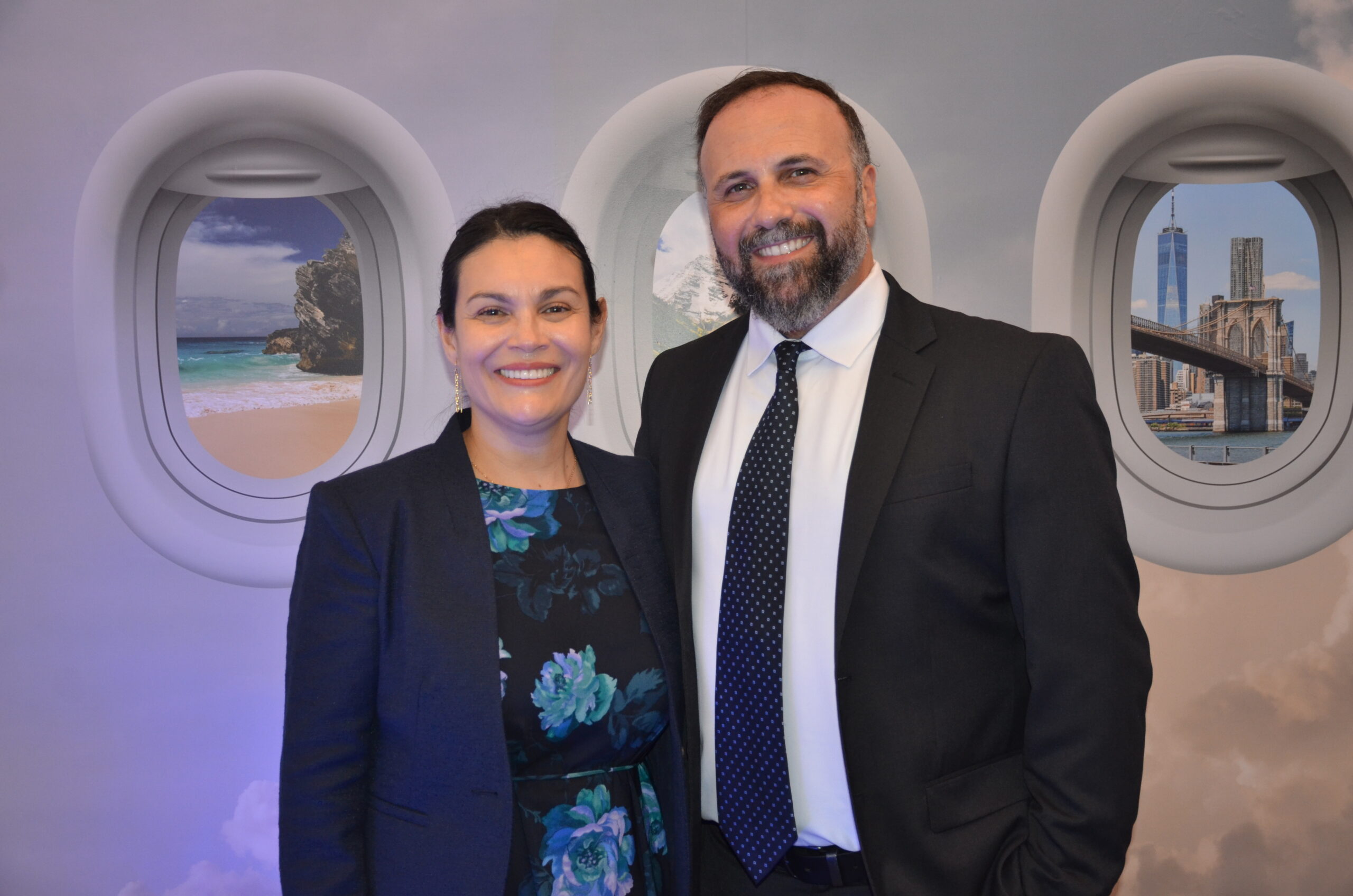 Fred Steca e Pilar Hoffman, da United Fred Steca e Pilar Hoffman, da United