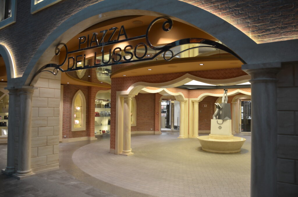 Galeria de lojas na promenade