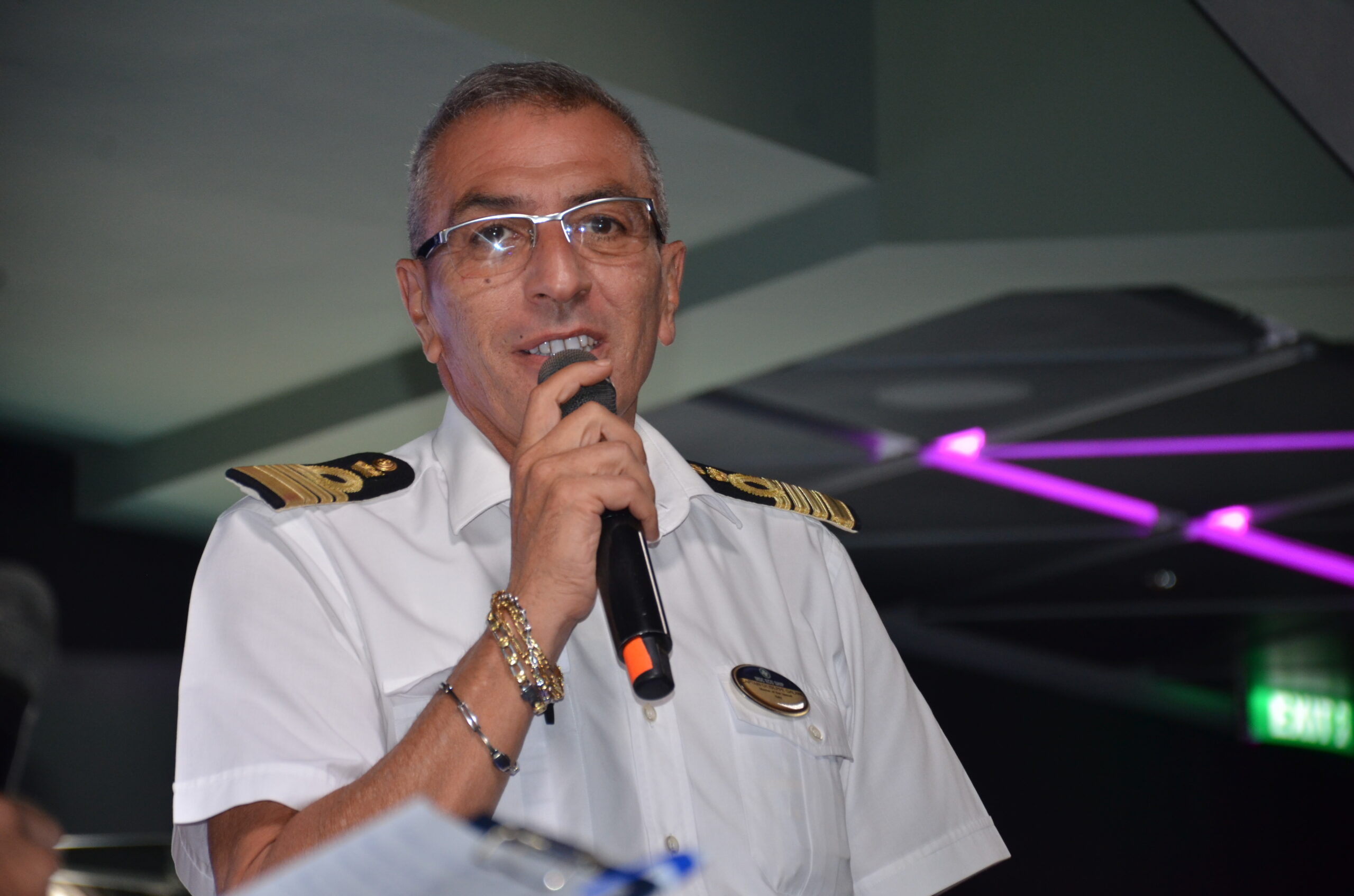 Giuseppe Galano, comandante do Grandiosa Giuseppe Galano, comandante do Grandiosa