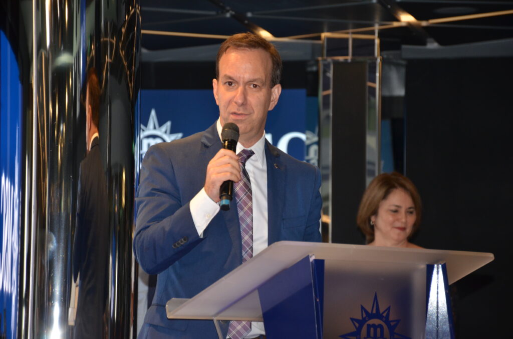 Adrian Ursilli, diretor geral da MSC no Brasil