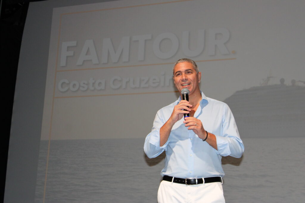 Dario Rustico, presidente executivo da Costa Cruzeiros para América do Sul