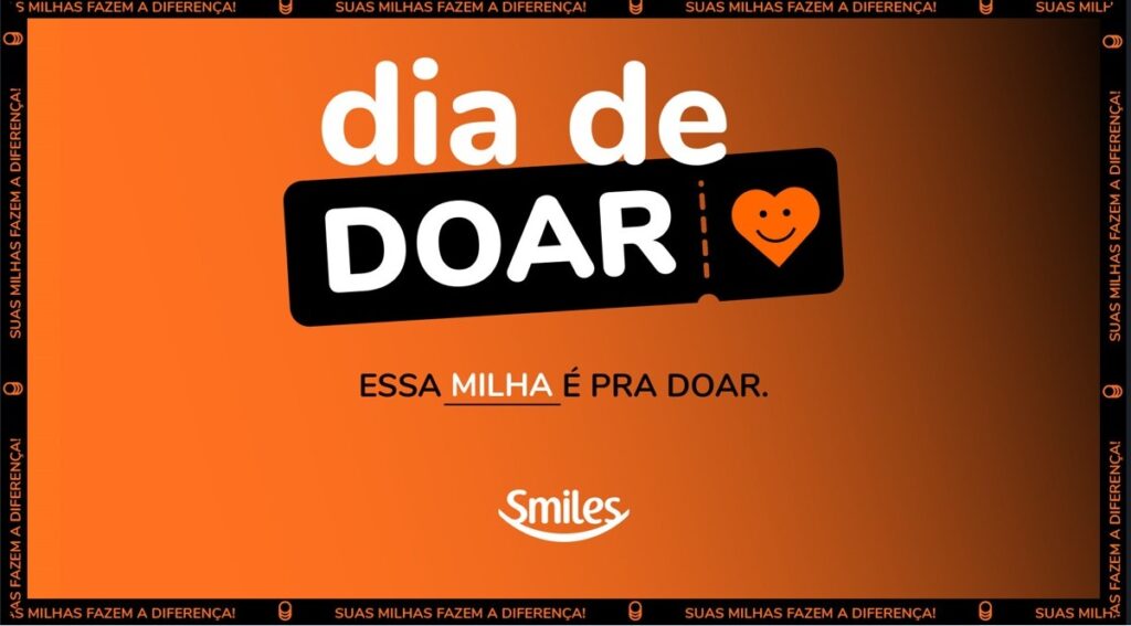 Por meio do programa "Milhas do Bem", Smiles participa do Dia de Doar; saiba como ajudar Por meio do programa "Milhas do Bem", Smiles participa do Dia de Doar; saiba como ajudar