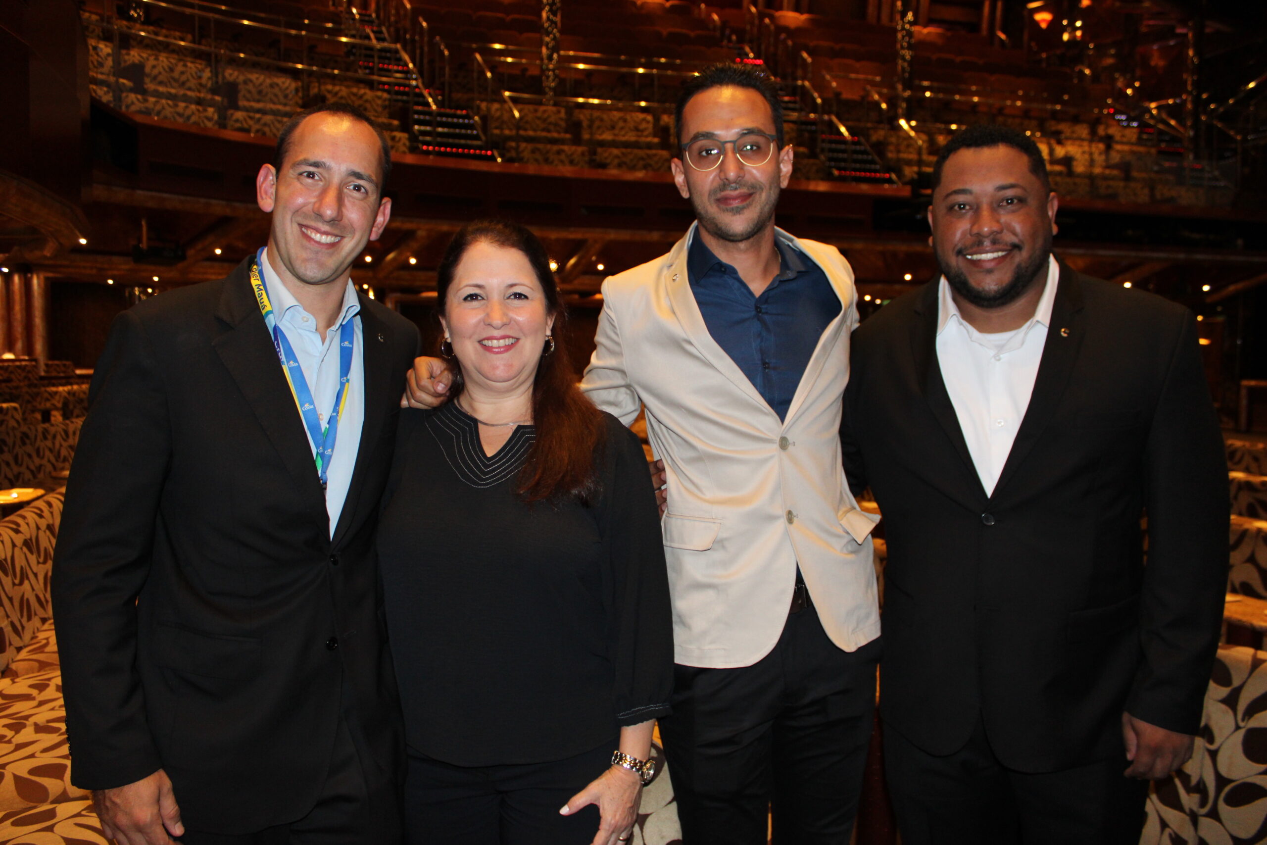 Diego Tancler, Elisa Gonzalez, Mario Silva e Jonathan Guedes, da Costa