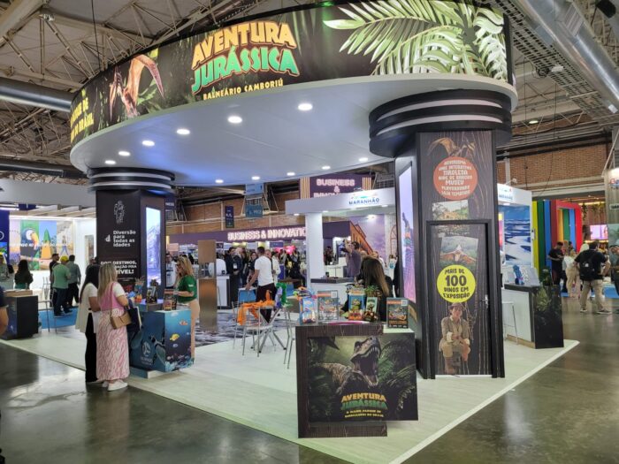 Grupo Oceanic apresenta “Aventura Jurássica” na Festuris 2023 1 ESTANDE FESTURIS e1699721424698 Grupo Oceanic apresenta “Aventura Jurássica” na Festuris 2023