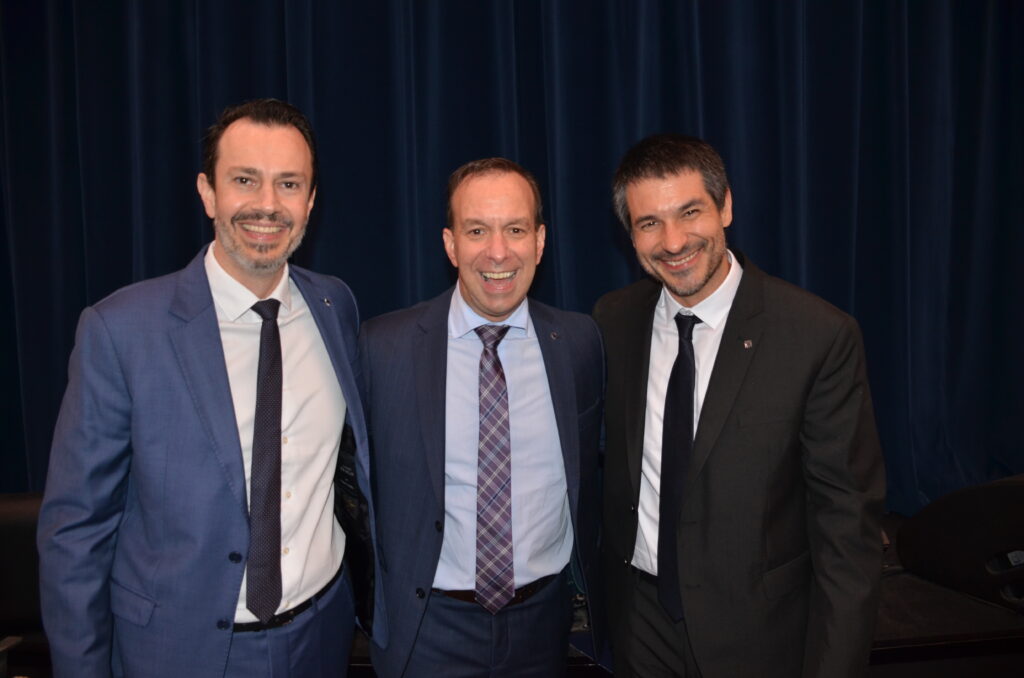 Eduardo Mariani, Adrian Ursilli e Ignacio Palacios, da MSC